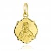 Złoty Szkaplerz Matką Boską i Jezusem medalik próby 585